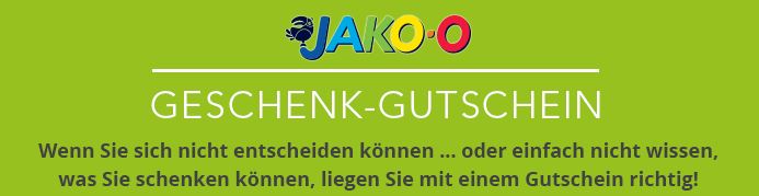 JAKO-O-Geschenkgutscheine