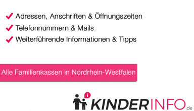 Familienkassen in Nordrhein-Westfalen