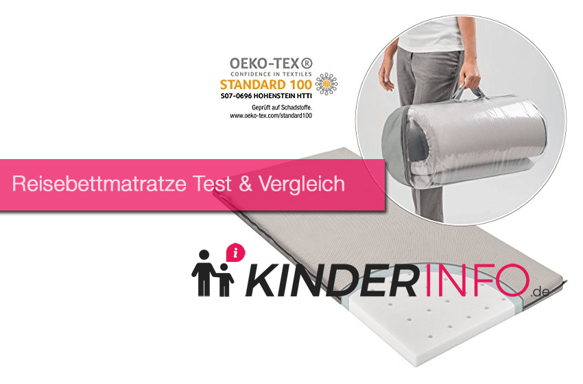 Reisebettmatratze TRAVEL Tasche 120x60cm Reisebett Baby Kinder Matratze Bett