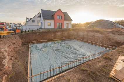 Bodenplatte beim Hausbau