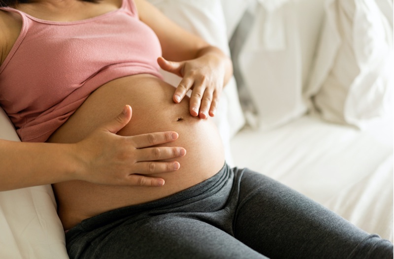 Babybauch Schwangerschaft