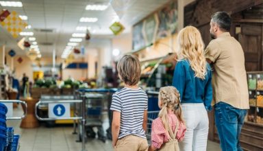 Einkaufen mit Kindern