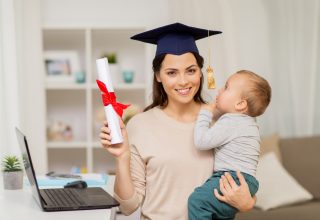 Studierende Mutter